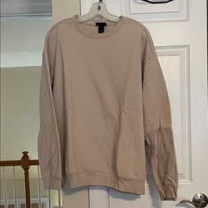 H&M Men's Light Beige Sweatshirt